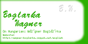 boglarka wagner business card